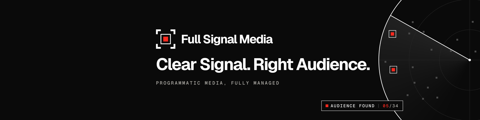 LinkedIn profile banner, dark